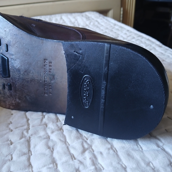 Men's Bostonian shoes, Dark Brown, aquared toe, rich quality leather - Picture 4 of 6